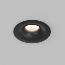 DK2430-BK Встраиваемый светильник SHINE GLOW 15Вт, 3000-4000К, IP20, черный матовый, алюминий