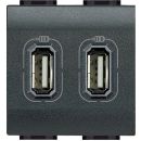 Livinglight USB Разъём Д/Зарядки 2м Антрацит