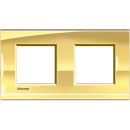 Livinglight Рамка прямоугольная, 2 поста, цвет Золото