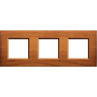 Livinglight Рамка прямоугольная, 3 поста, цвет Американская вишня