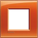 Livinglight Рамка прямоугольная, 1 пост, цвет Оранжевый