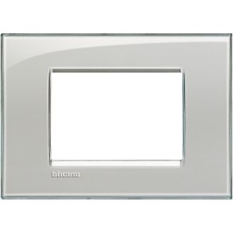 Livinglight Рамка прямоугольная, 3 модуля, цвет Серое небо