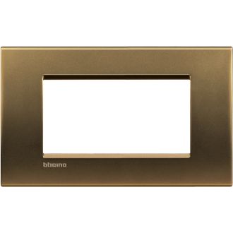 Livinglight Рамка прямоугольная, 4 модуля, цвет Бронза