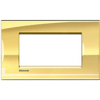 Livinglight Рамка прямоугольная, 4 модуля, цвет Золото