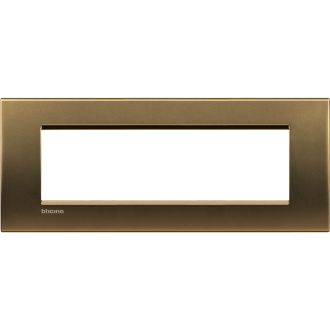 Livinglight Рамка прямоугольная, 7 модулей, цвет Бронза