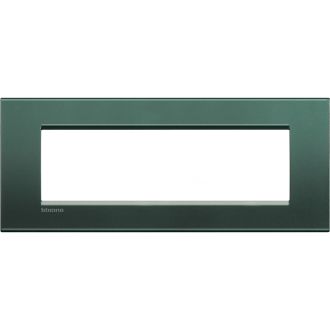 Livinglight Рамка прямоугольная, 7 модулей, цвет зелёный шелк