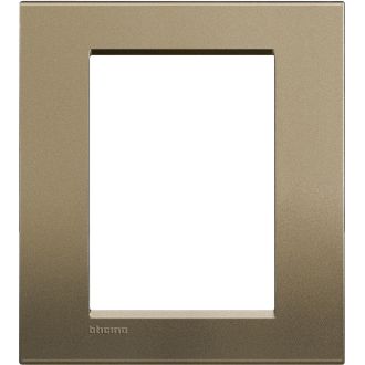 Livinglight Рамка прямоугольная, 3+3 модуля, цвет Коричневый шелк