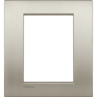 Livinglight. Рамка Air, итальянский стандарт 3+3 мод. Цвет "Матовый титан"