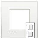 Livinglight рамка 2x2мод.71мм.Белый