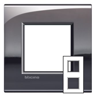 Livinglight рамка 2x2мод.71мм.Олово