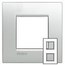Livinglight рамка 2x2мод.71мм.Алюминий