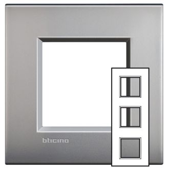 Livinglight рамка 2x3мод.71мм.М.никель