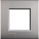 Livinglight Лицевая панель 2мод. М.никель