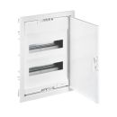 Щиток встраиваемый белая дверь 2х12+4, Nedbox
