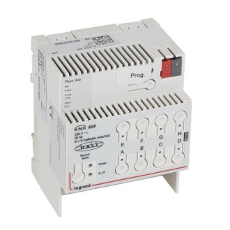KNX. Контроллер DALI 8 выходов. DIN 6 модулей.