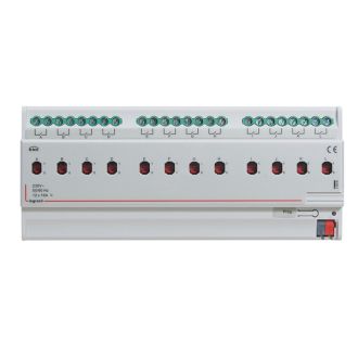 KNX. Релейный активатор 12-канальный 16А. DIN 4 модуля.