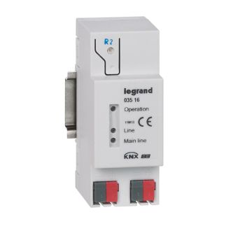 KNX. Линейный/зонный соединитель. DIN 1 модуль.