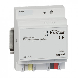 KNX. Интерфейс IP/KNX. DIN 4 модуля.
