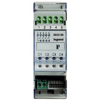 DIN-активатор для термоконтроля - My Home - SCS - 4 Н.О. контакта - 6 А