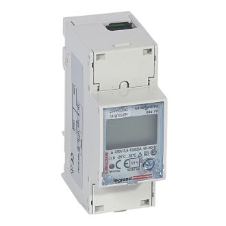 Однофазный счётчик EMDX³ - сертификат MID - 63 А - 2 модуля - выход RS 485