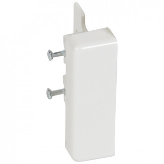 Заглушка торцевая для мини-плинтуса DLPlus 40x12,5 белая