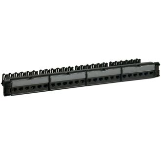 Патч-панель укомплектованная - 19'' - 1U - категория 6 - FTP - 9 контактов - LCS²
