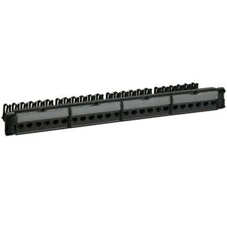 Патч-панель укомплектованная - 19'' - 1U - категория 6 - STP - металлический экран - LCS²