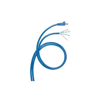 Шнур RJ 45 комбинированный - категория 6 - для распределительных коробок - U/UTP - 8 м - LCS² (комплект 4 шт.)