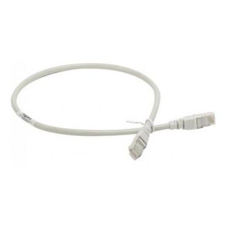 Шнур коммутационный RJ 45 - категория 5е - U/UTP - PVC - неэкранированный - 0,5 м - серый