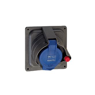 Встраиваемая розетка Hypra Prisinter - IP 44/55 - 3К+З - 32 А - пластик