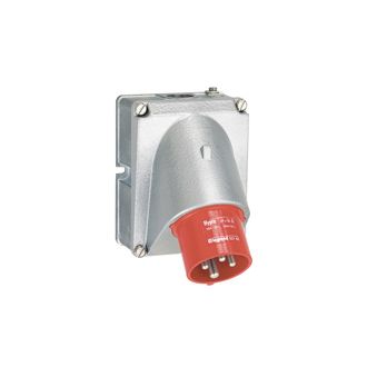 Встраиваемая вилка Hypra - IP 44 - 3К+З - 32 А - металл