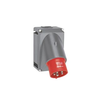 Встраиваемая вилка Hypra - IP 44 - 3К+Н+З - 32 А -пластик
