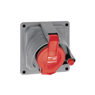 Встраиваемая розетка Hypra Prisinter - IP 44/55 - 3К+З - 32 А - пластик