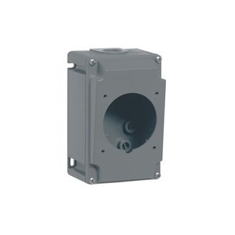 Коробка с одним ответстием под сальник Hypra - IP 44 и IP 66/67-55 - 2К+З/3К+З/3К+Н+З - 32 А - пластик