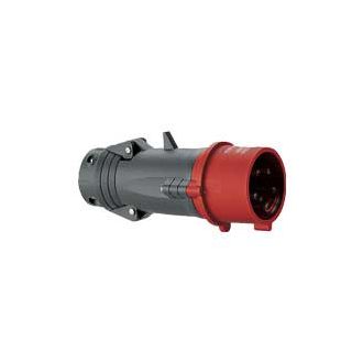Прямая вилка Hypra - IP 44 - 2К+З - 32 А - пластик