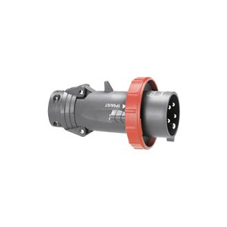 Прямая вилка Hypra - IP 66/67-55 - 3К+3 - 32 А - пластик