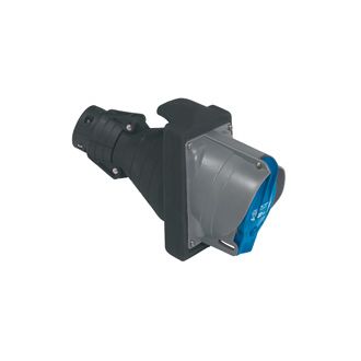 Мобильная розетка Hypra - IP 44/55 - 2К+З - 63 А - пластик/резина