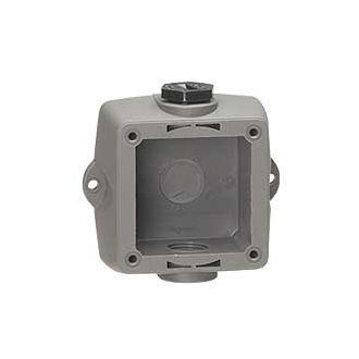 Коробка с одним ответстием под сальник Hypra - IP 44 и IP 66/67-55 - 2К+З - для бытовых розеток - 250 В - 16 А - пластик (комплект 5 шт.)