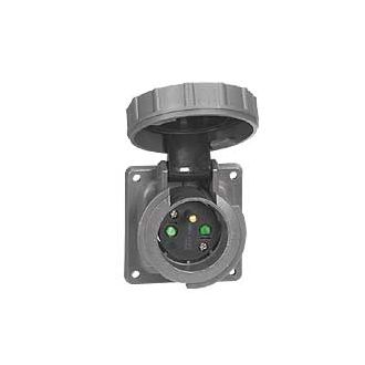 Встраиваемая розетка Hypra - IP 66/67-55 - 2К+3 - 250 В - бытовое назначение - 125 А - пластик (комплект 5 шт.)