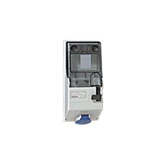 P17 Щит. 5 мод.с блок. IP66 16А 230B 2К+З