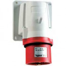 Накладная вилка - P17 Tempra Pro - IP 44 - 380/415 В~ - 16 A - 3 контакта  (комплект 5 шт.)