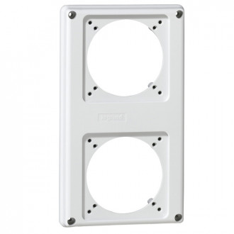 Лицевая панель - P17 Tempra Pro - 220x125 - 2 розетки 16 A (комплект 5 шт.)