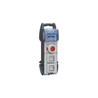 Переносной щиток - P17 Tempra Pro - IP 55 - 3 розетки 2К+З - 16 А