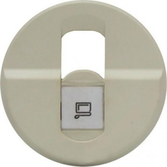 Лицевая панель розетки RJ 45 слоновая кость, Celiane