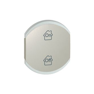 Лицевая панель Celiane - MyHOME - SCS - GEN/ON/OFF - титан (комплект 5 шт.)