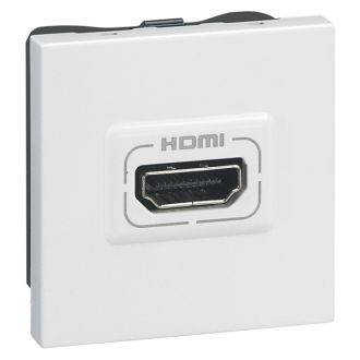 Аудио- и видеорозетка - Программа Mosaic - HDMI - 2 модуля - белый
