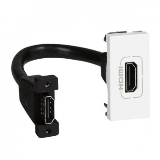 Розетка HDMI - Программа Mosaic - 1 модуль - белый