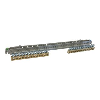 Клеммный блок  земля+нейтраль, 2(1Х25 и 16Х16), Practibox S