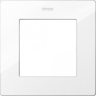 Рамка на 1 пост, цвет белый, Simon 24 Harmonie