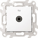 Розетка TV проходная, цвет белый, Simon 24 Harmonie 